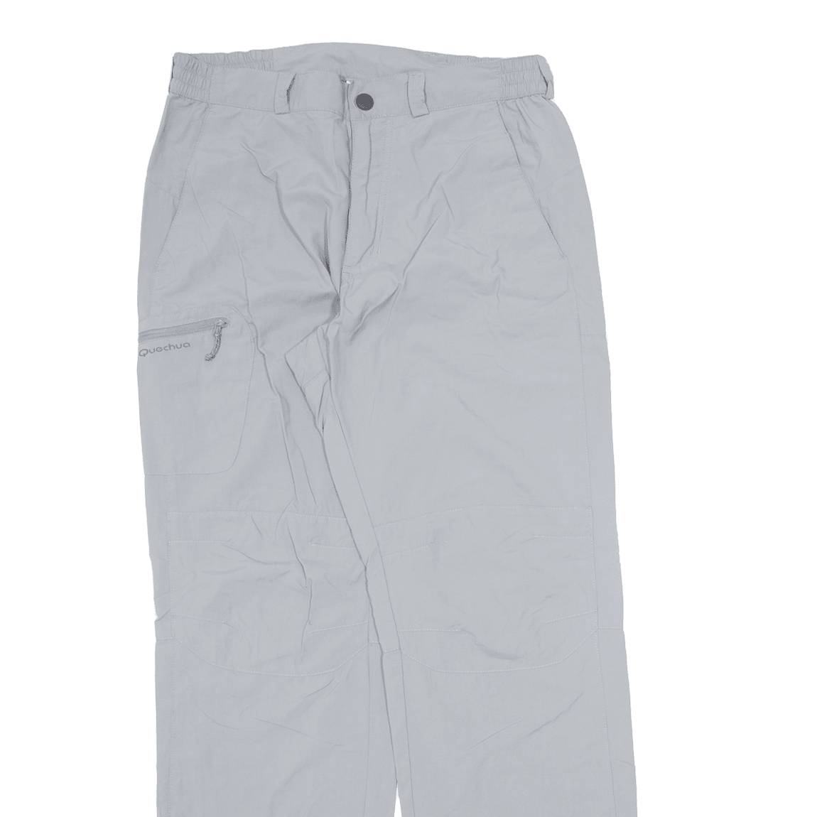 QUECHUA Outdoor Womens Trousers Grey Regular Straight W30 L31