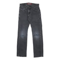 LEVI'S 511 Skinny Boys Jeans Black Slim Denim Medium W26 L26 Faded Stylish