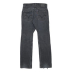 LEVI'S 511 Skinny Boys Jeans Black Slim Denim Medium W26 L26 Faded Stylish
