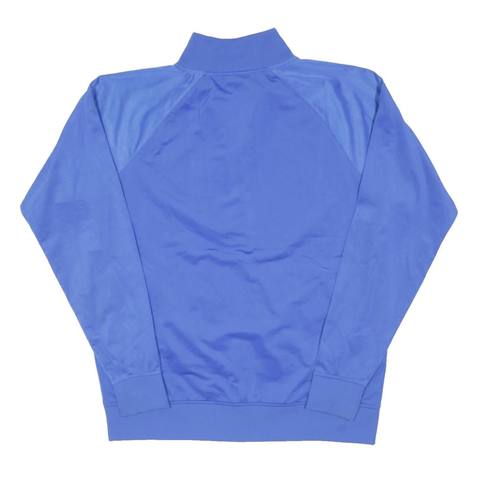 UMBRO Mens Blue Track Jacket M Polyester Blend Plain Sportswear Zip