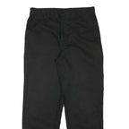 DUNLOP Mens Polyester Blend Black Regular Fit Straight Leg Trousers W33 L29
