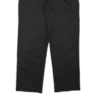 DUNLOP Mens Polyester Blend Black Regular Fit Straight Leg Trousers W33 L29