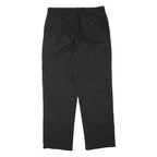 DUNLOP Mens Polyester Blend Black Regular Fit Straight Leg Trousers W33 L29
