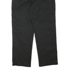 DUNLOP Mens Polyester Blend Black Regular Fit Straight Leg Trousers W33 L29