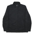 NAUTICA Mens Black Reversible Jacket XL Cotton Blend Zip Plain Casual Outerwear
