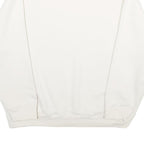 ADIDAS Womens White Sweatshirt Crew Neck UK 18 Cotton Pullover Classic Fit