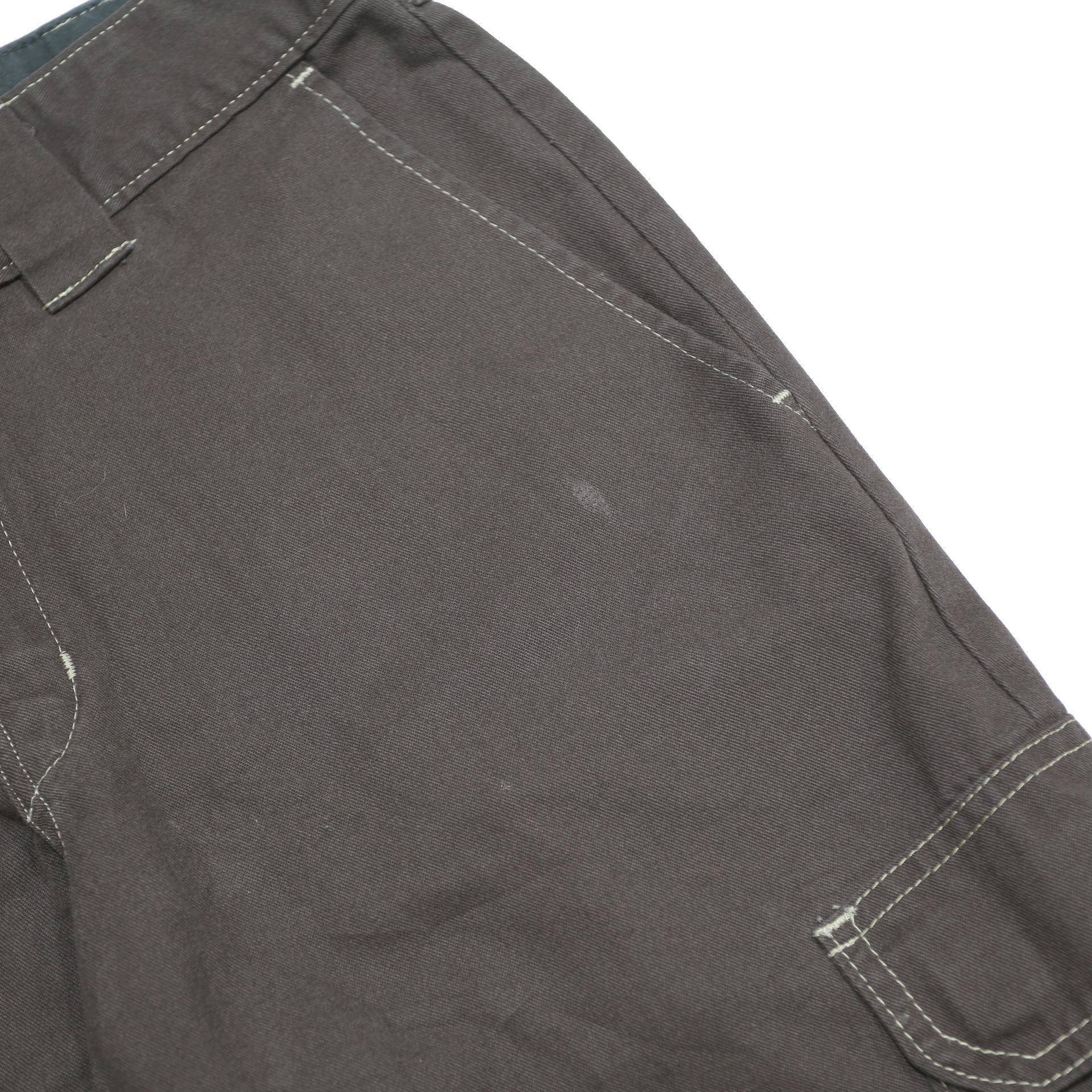DICKIES Womens Cotton Blend Brown Slim Cargo Trousers W29 L29 Workwear Pocket