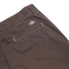 DICKIES Womens Cotton Blend Brown Slim Cargo Trousers W29 L29 Workwear Pocket