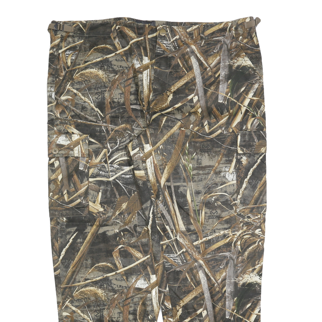 CABELA'S Mens Cotton Blend Relaxed Camouflage Cargo Trousers W44 L32 Outdoor