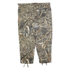 CABELA'S Mens Cotton Blend Relaxed Camouflage Cargo Trousers W44 L32 Outdoor