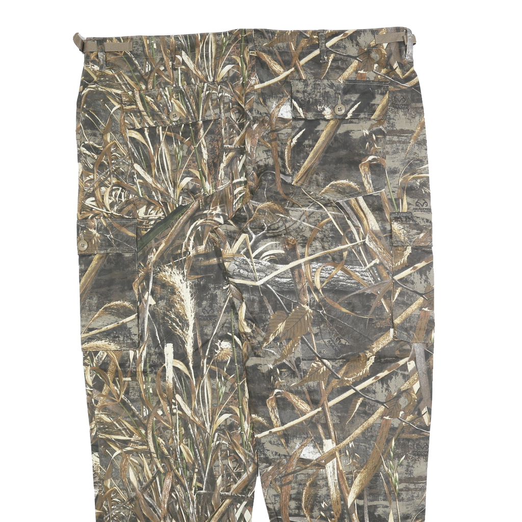 CABELA'S Mens Cotton Blend Relaxed Camouflage Cargo Trousers W44 L32 Outdoor