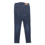 LEVI'S 710 Womens Slim Blue Denim Medium Wash Jeans W26 L27 Zip Skinny Pockets