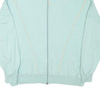 KKS Mens Blue Cotton Blend Zip Jacket L Classic Casual Lightweight