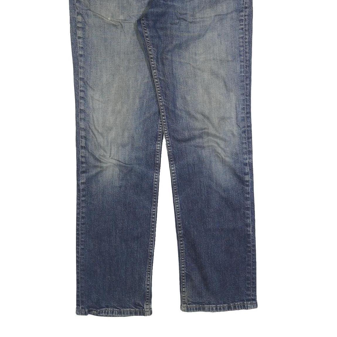 LEVI'S Mens Regular Fit Blue Denim Jeans W32 L32 Classic Zip Cotton Blend