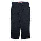 DICKIES Cargo Mens Trousers Black Regular Straight W34 L29