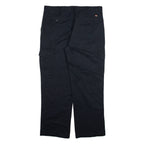 DICKIES Cargo Mens Trousers Black Regular Straight W34 L29