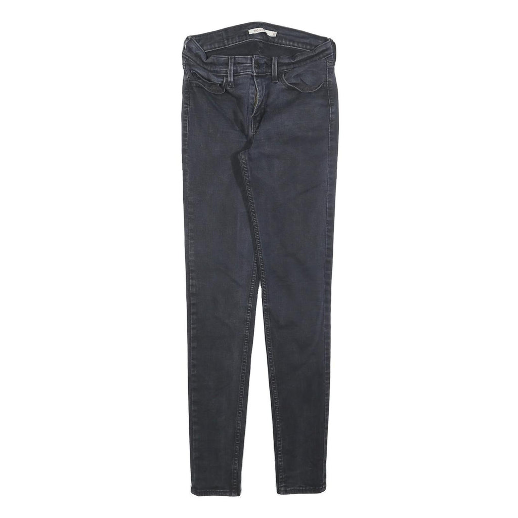 LEVI'S 710 Womens Slim Skinny Denim Medium Wash Cotton Blend W27 L30 Stretch