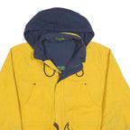 RED & BLU Boys Yellow & Navy Reversible Cotton Blend Zip Jacket L Casual Outdoor