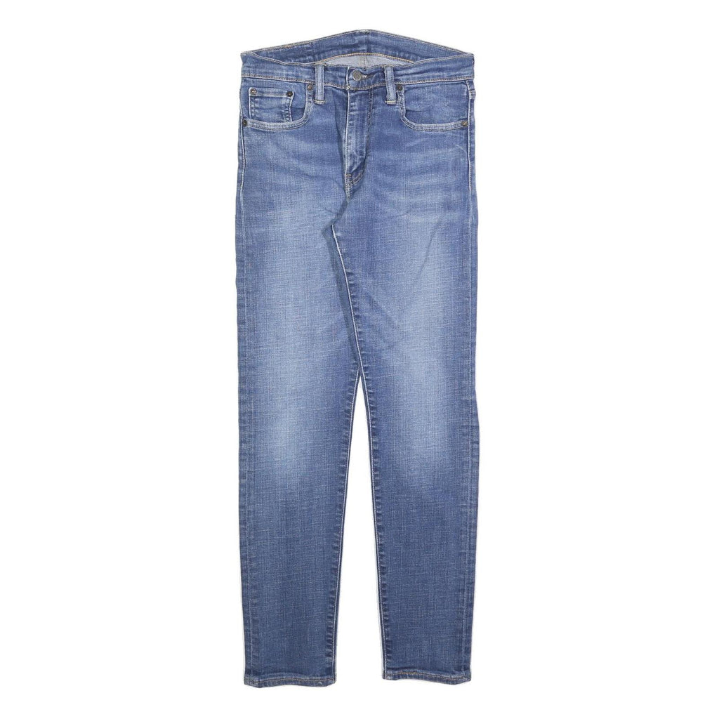LEVI'S 512 Tapered Mens Jeans Blue Slim Denim Medium W30 L29 Stylish Faded