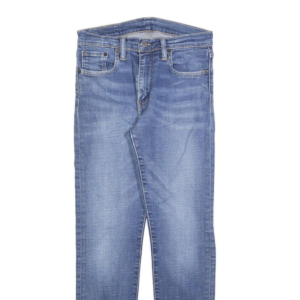 LEVI'S 512 Tapered Mens Jeans Blue Slim Denim Medium W30 L29 Stylish Faded