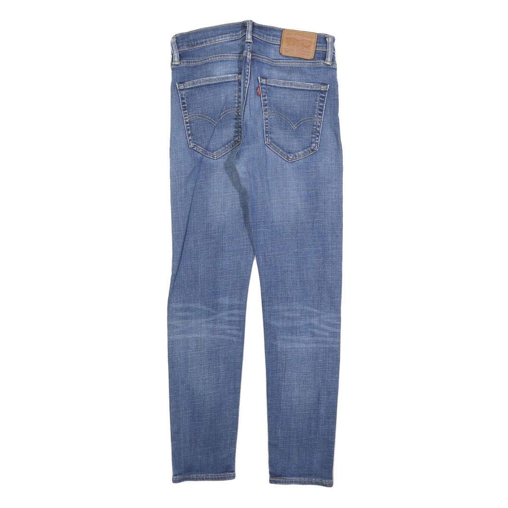 LEVI'S 512 Tapered Mens Jeans Blue Slim Denim Medium W30 L29 Stylish Faded