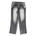 GREAT VARIETY 21 Mens Jeans Black Light Denim Regular Straight Cotton Blend W32