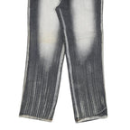 GREAT VARIETY 21 Mens Jeans Black Light Denim Regular Straight Cotton Blend W32