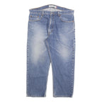 LEVI'S 505 Mens Jeans Blue Regular Straight Denim Medium W38 L26 Classic Zip