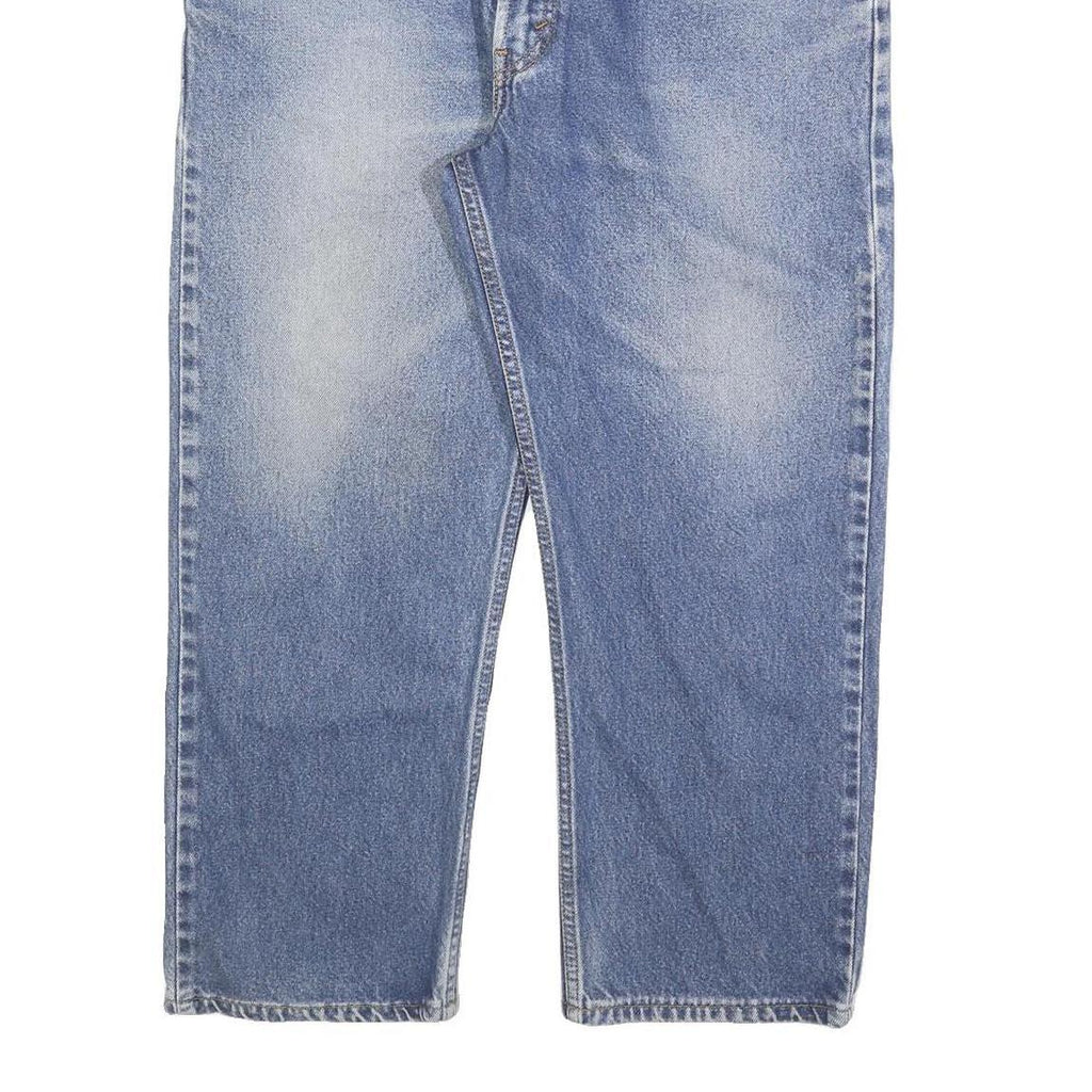 LEVI'S 505 Mens Jeans Blue Regular Straight Denim Medium W38 L26 Classic Zip