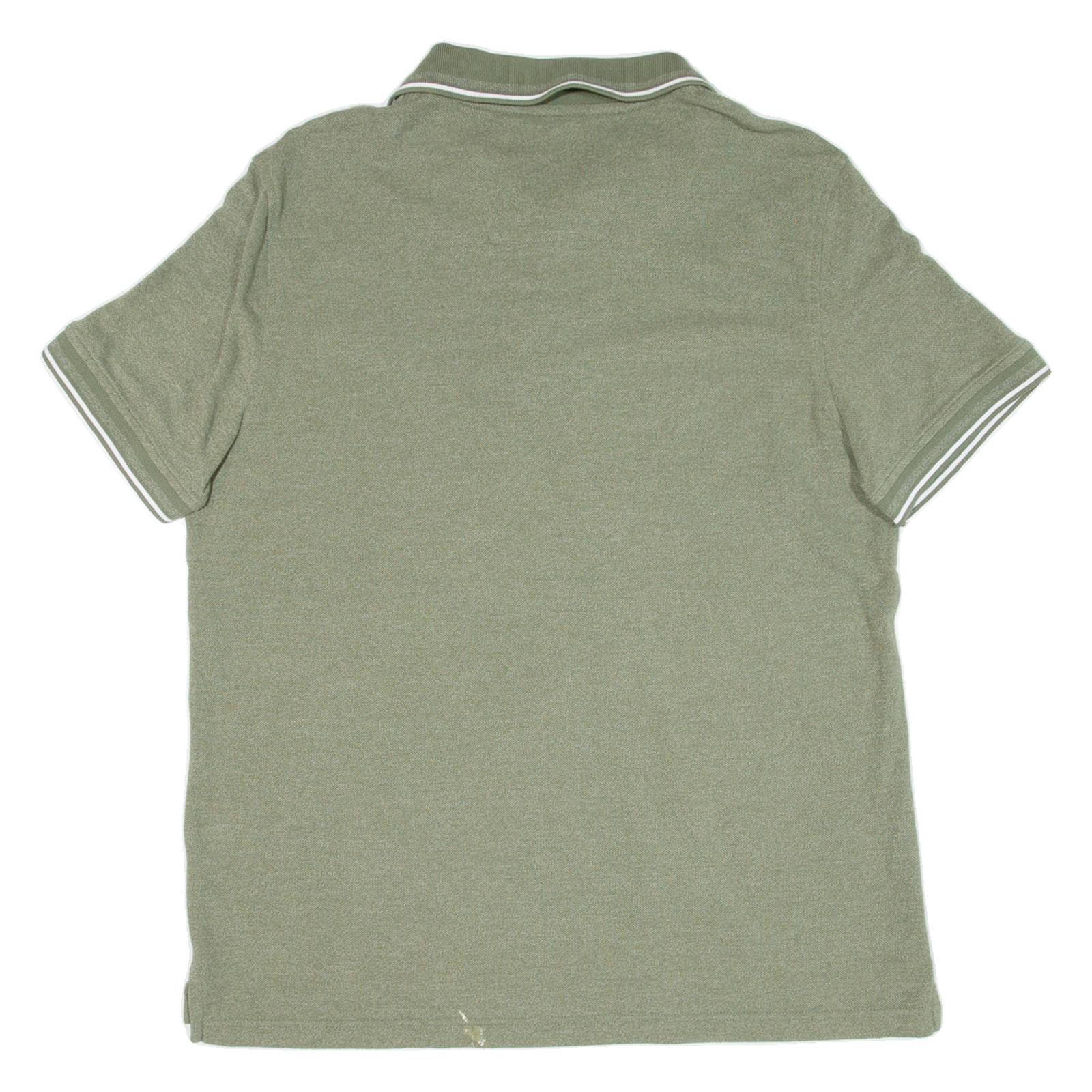 NAUTICA Mens Polo Shirt Green L
