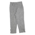 Womens Grey Regular Fit Straight Trousers W28 L25 Zip Closure Classic Style