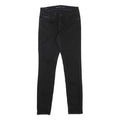 CALVIN KLEIN JEANS Womens Black Slim Skinny Denim Raw W28 L30 Stretch Comfort