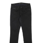 CALVIN KLEIN JEANS Womens Black Slim Skinny Denim Raw W28 L30 Stretch Comfort