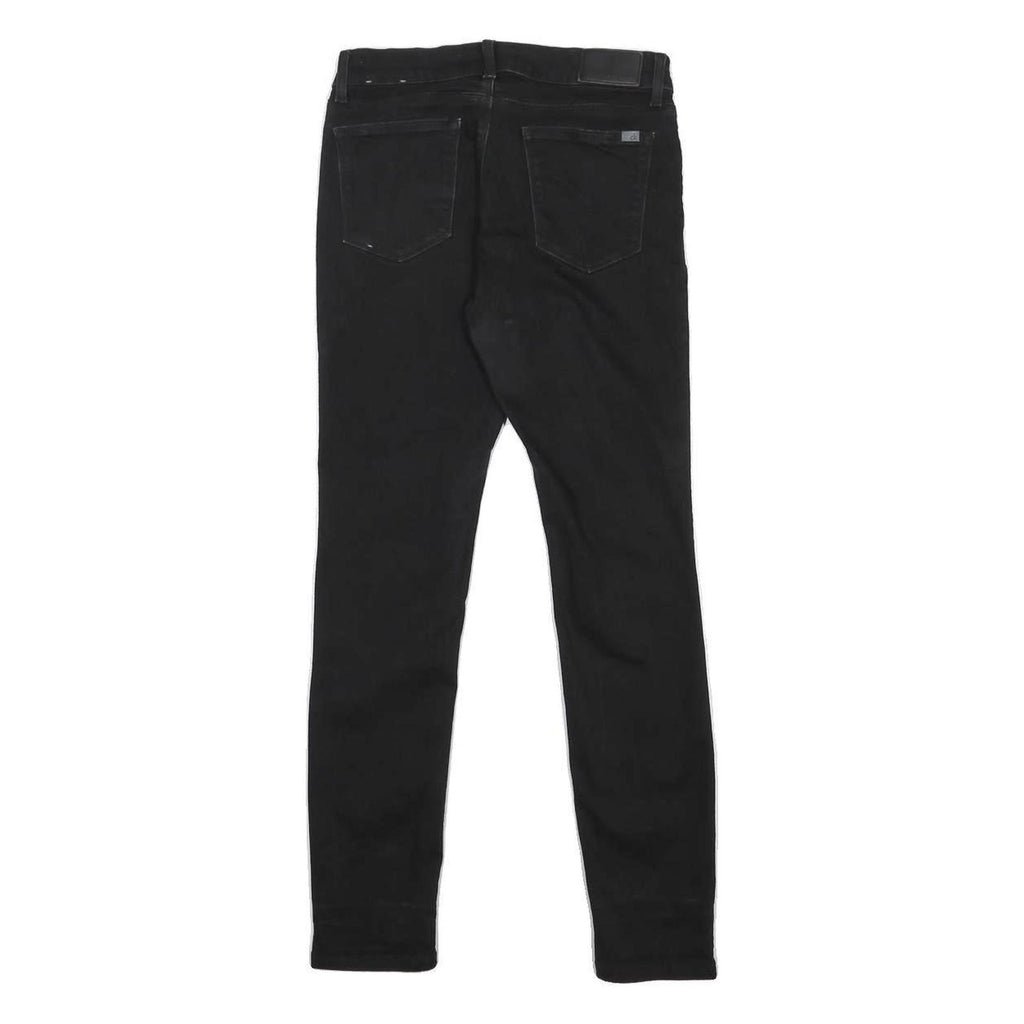 CALVIN KLEIN JEANS Womens Black Slim Skinny Denim Raw W28 L30 Stretch Comfort
