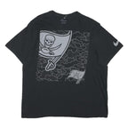 NIKE Mens Black & Grey Skull Graphic T-Shirt XL Short Sleeve Crew Neck Cotton