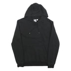 PUMA Mens Black Hoodie S Cotton Blend Pullover Drawstring Hooded Sweatshirt