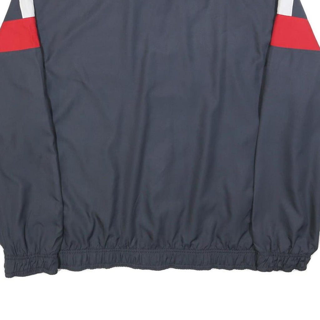 CHAMPION Mens Navy Blue Red & White Zip Jacket XL Polyester Blend Sportswear