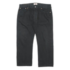LEVI'S 501 Mens Black Regular Straight Denim W36 L27 Button Cotton Jeans Classic