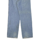 DICKIES Womens Jeans Blue Regular Straight Denim Medium W34 L32 Classic Fit Zip