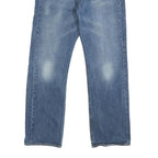 LEVI'S 501 Mens Blue Regular Straight Denim Medium W33 L30 Button Closure Jeans