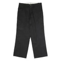 DICKIES Mens Polyester Blend Black Regular Straight Cargo Trousers W36 L30