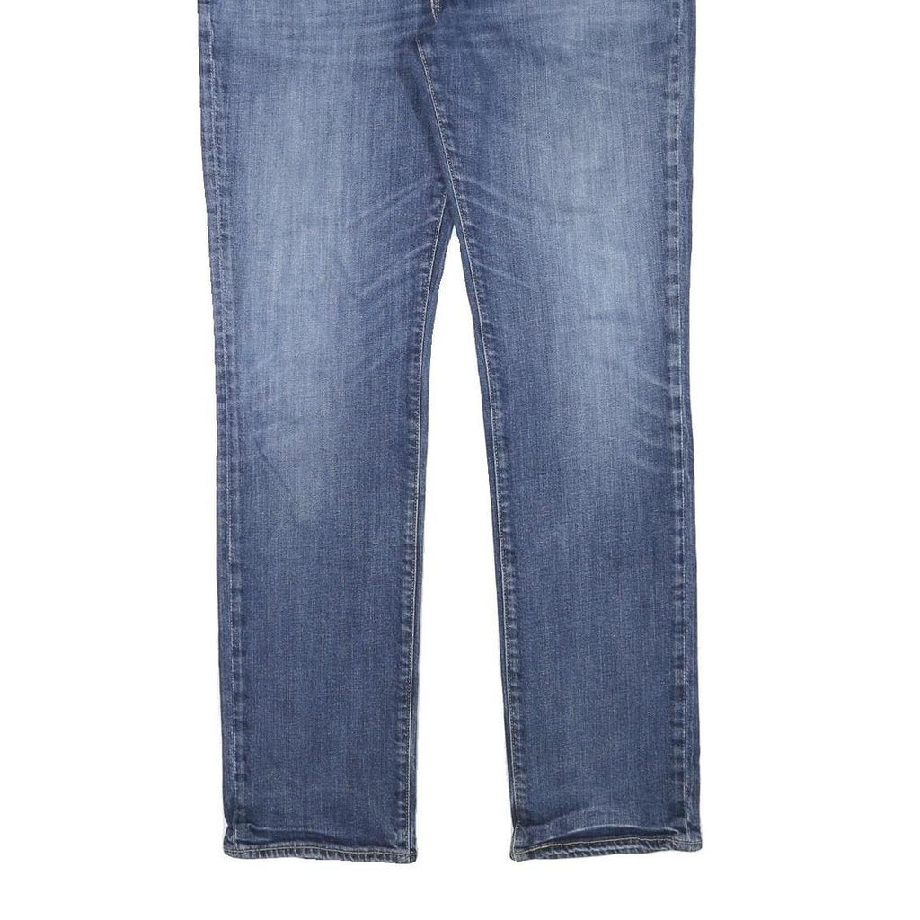 LEVI'S Mens Slim Blue Denim Light W36 L32 Zip Cotton Blend Jeans Classic Style