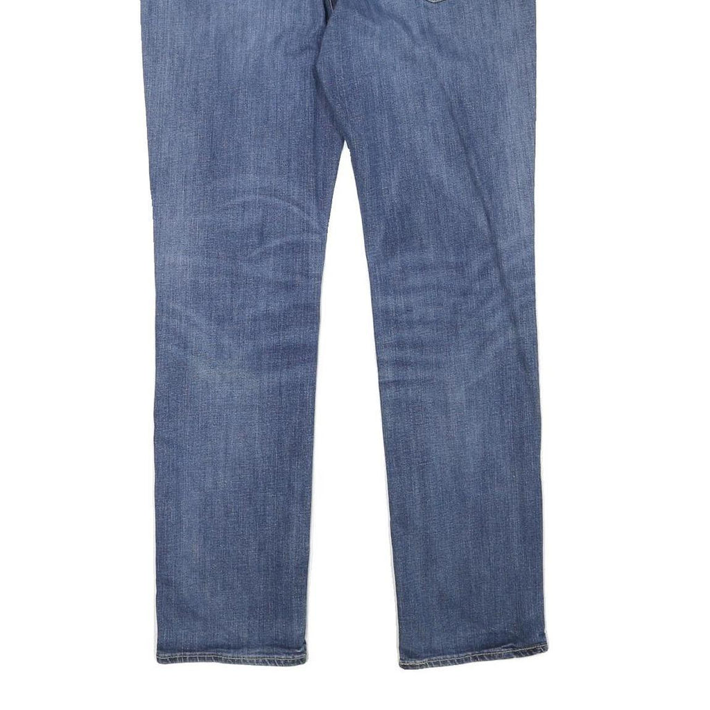 LEVI'S Mens Slim Blue Denim Light W36 L32 Zip Cotton Blend Jeans Classic Style