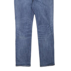 LEVI'S Mens Slim Blue Denim Light W36 L32 Zip Cotton Blend Jeans Classic Style