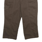 GLORIA VANDERBILT Womens Shorts Brown Cargo UK 10 W30 Cotton Blend Casual