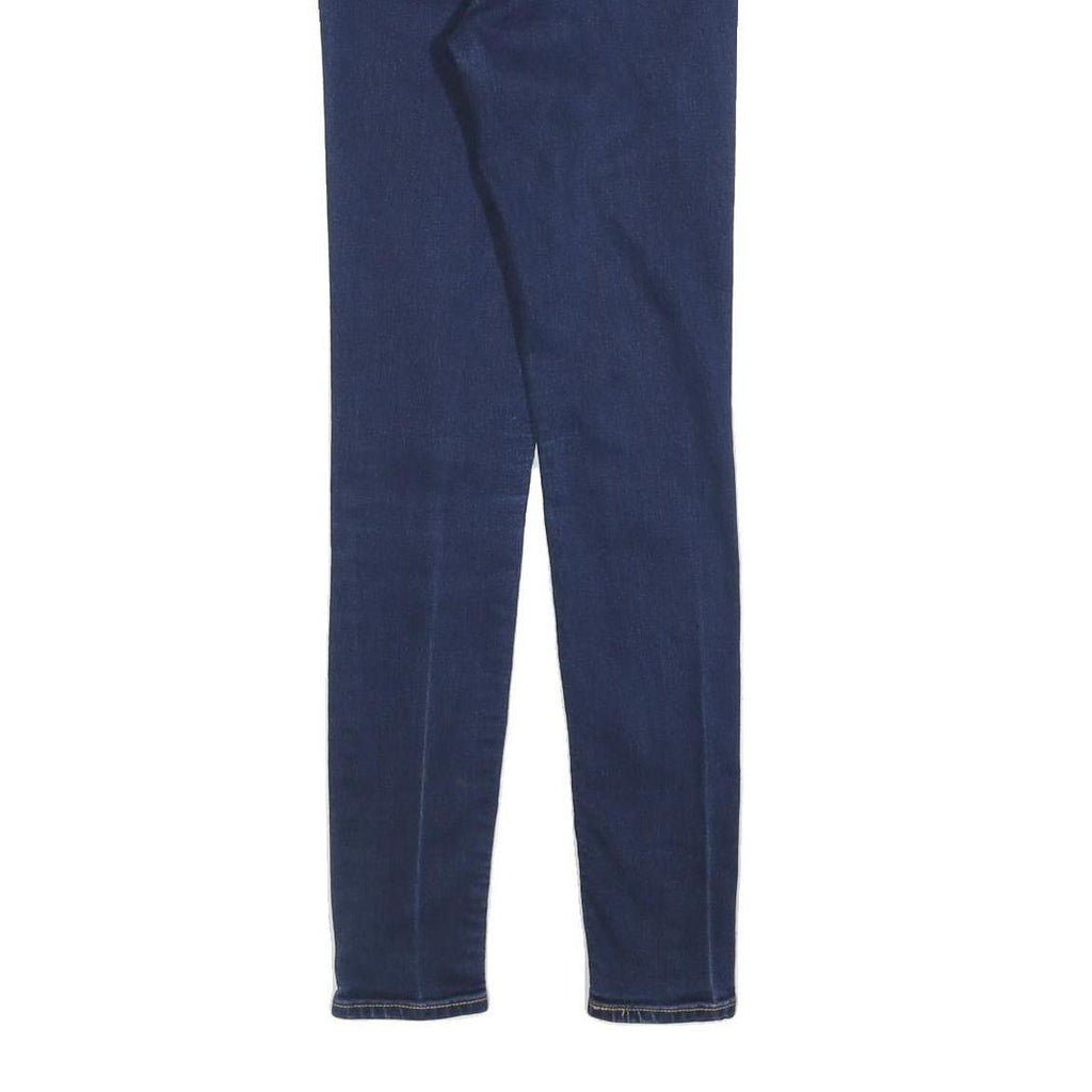 LEVI'S 721 Womens Jeans Blue Slim Skinny Denim Medium W26 L32 Stretch Zip