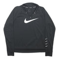 NIKE RUNNING Mens Black Patterned Pullover Crew Neck Basic Knit M Sports Jumper