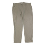 SCHOFFEL Womens Polyester Blend Beige Regular Fit Straight Trousers W36 L32