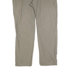 SCHOFFEL Womens Polyester Blend Beige Regular Fit Straight Trousers W36 L32