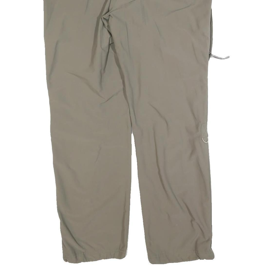 SCHOFFEL Womens Polyester Blend Beige Regular Fit Straight Trousers W36 L32